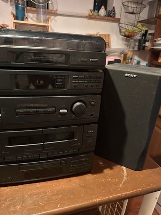 Equipo de Sonido Sony Negro