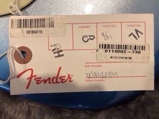 Fender American Elite Stratocaster, Guitarra