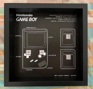 Vetrina Display Case Lego Nintendo Gameboy 72006