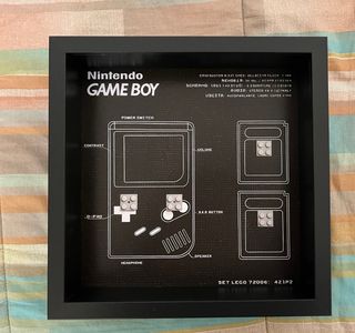 Vetrina Display Case Lego Nintendo Gameboy 72006