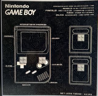 Vetrina Display Case Lego Nintendo Gameboy 72006