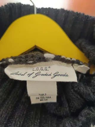 Jersey mujer cenefas negro y blanco