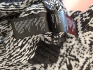 Jersey mujer cenefas negro y blanco