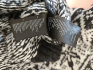 Jersey mujer cenefas negro y blanco