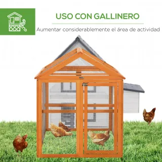 Gallinero Exterior 140x88.5x106 cm