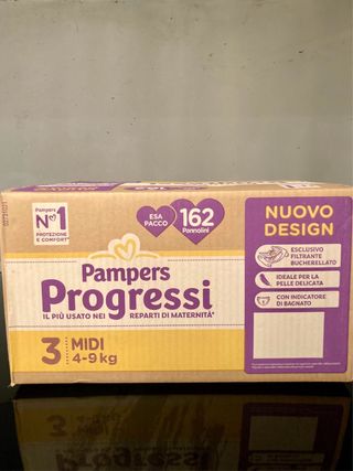Pampers Progressi Esapacco 162 Pannolini Taglia 3