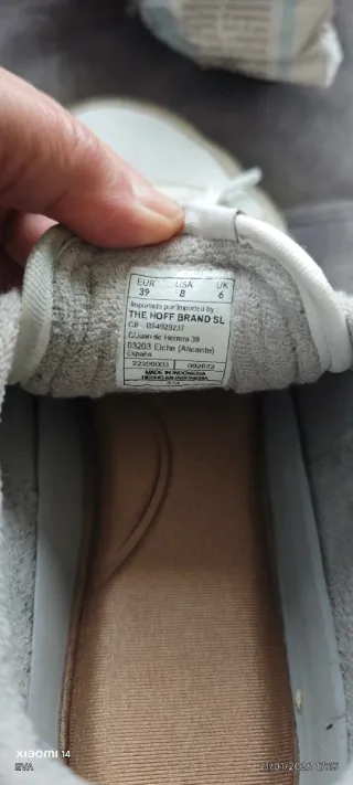 Hoff.Zapatillas deportivas Unisex. Talla 39