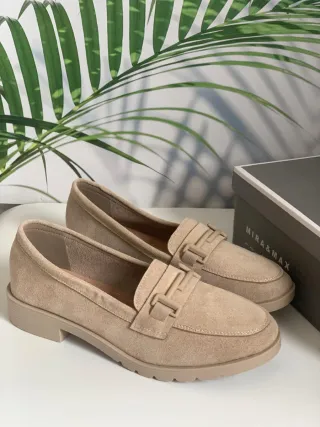 Mocasines terciopelo. Número 38