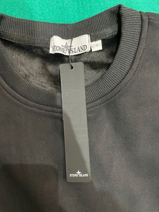 Sudadera Stone Island Negra Talla S