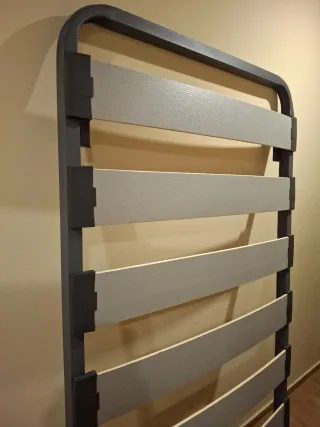 Somier de madera y metal cama 90 sin patas