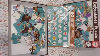 Puzzle Detectives Barco Pirata Educa 50 piezas