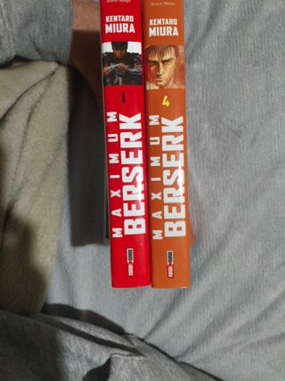 Manga berserker volumen 1 y 4