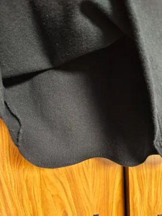 Vestido negro con parches y termico interior