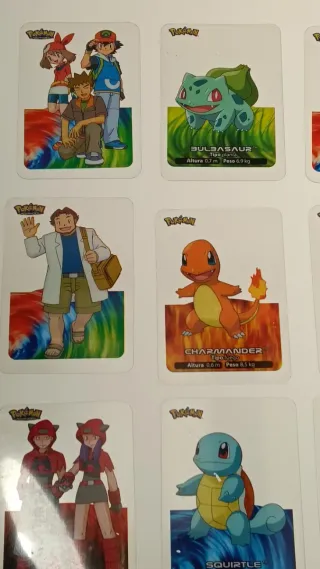 Cartas Cromos Pokémon 2005