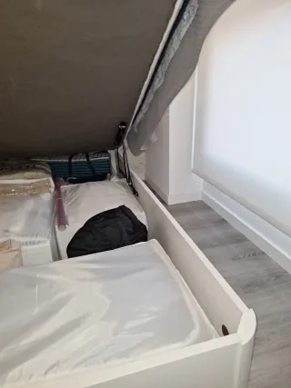 Cama 105 con canapé de madera