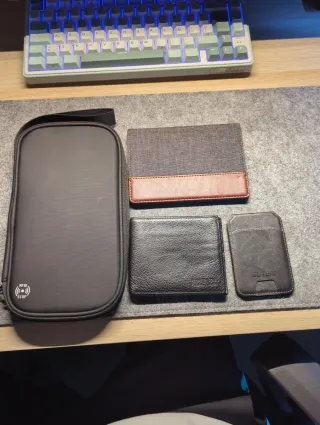 Lote de Carteras Negro y Marrón