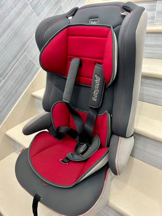 Silla de coche Babyauto gris y roja