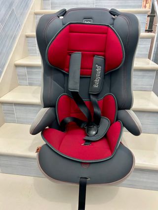 Silla de coche Babyauto gris y roja