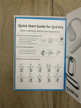 Cascos LCD open ear AI