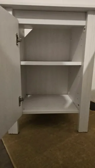 Mesitas de noche blancas (2 unidades)