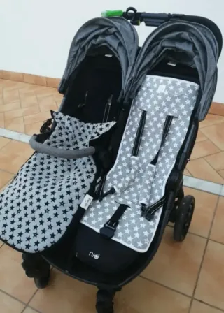 4 Sacos Fundas BCN para Carro Gemelar