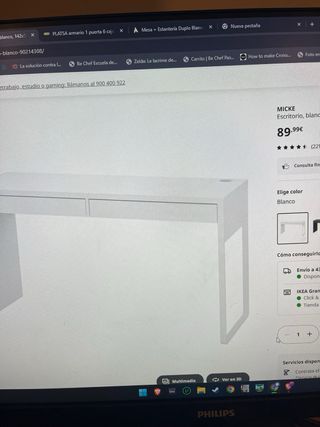 Escritorio Ikea Micke Blanco