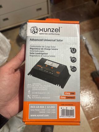 Controlador Carga Solar Xunzel ISCC-LX-40A