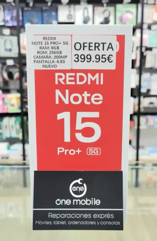 Redmi Note 15 Pro+ 5G 8GB RAM 256GB Nuevo