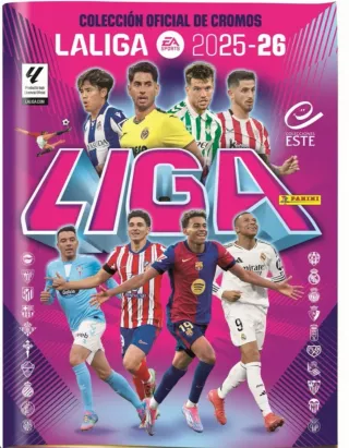 Álbum LaLiga 25-26 + 2 Sobres de Cromos Oficial