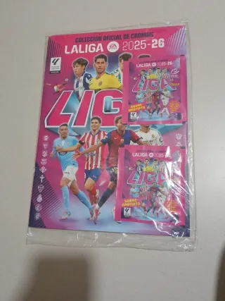 Álbum LaLiga 25-26 + 2 Sobres de Cromos Oficial