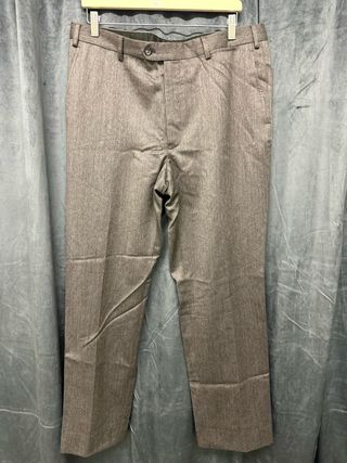 Pantaloni sartoriali uomo grigi taglia XXL