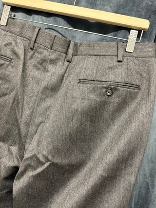 Pantaloni sartoriali uomo grigi taglia XXL