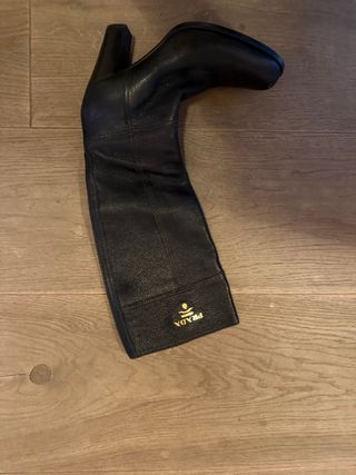 Botas Prada Piel Marrón y Negras