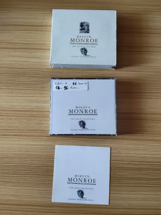 2 Vinilos Marilyn Monroe canta,2cd gold collection