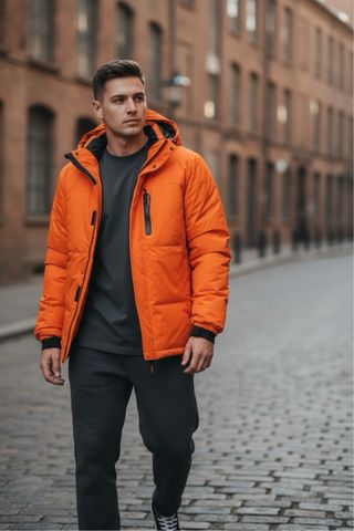 Giacca arancione Gemyse sci