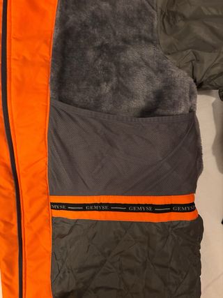 Giacca arancione Gemyse sci