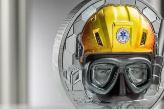 Moneda de Plata 1 Kg Coast Guard 2023 Black Proof