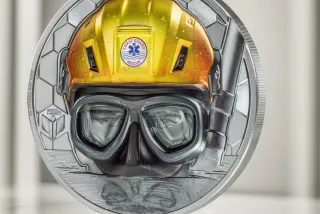 Moneda de Plata 1 Kg Coast Guard 2023 Black Proof