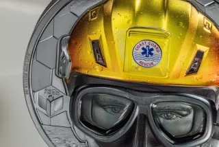 Moneda de Plata 1 Kg Coast Guard 2023 Black Proof