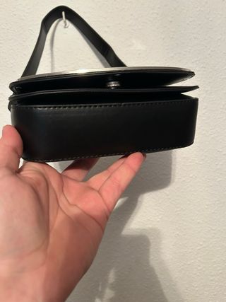 Borsa nera Diesel con logo ovale