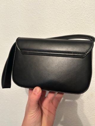 Borsa nera Diesel con logo ovale