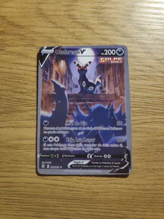 Carta Pokémon Umbreon V Golpe Brusco