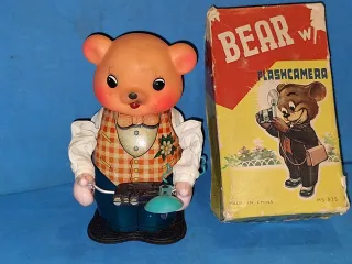 Bear Flashcamera Años 60 Juguete antiguo