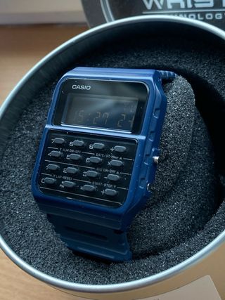 Reloj Casio Calculadora Azul
