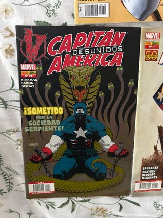 Lote 3 cómics Capitán América
