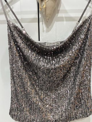 Top fiesta lentejuelas