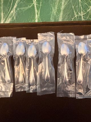 Christofle Albi 6 cucchiaini Moka espresso 10 cm.