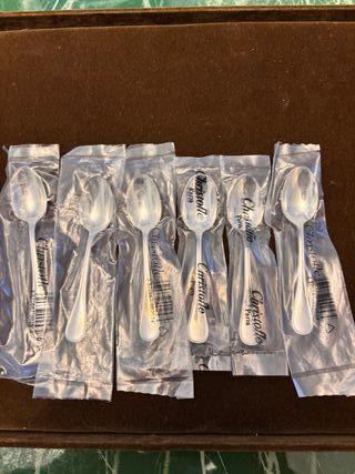 Christofle Albi 6 cucchiaini Moka espresso 10 cm.