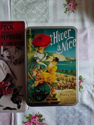 Set 3 Scatole Latta Vintage da collezione