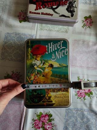 Set 3 Scatole Latta Vintage da collezione